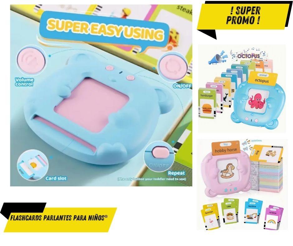 Flashcards parlantes pa\a niños®